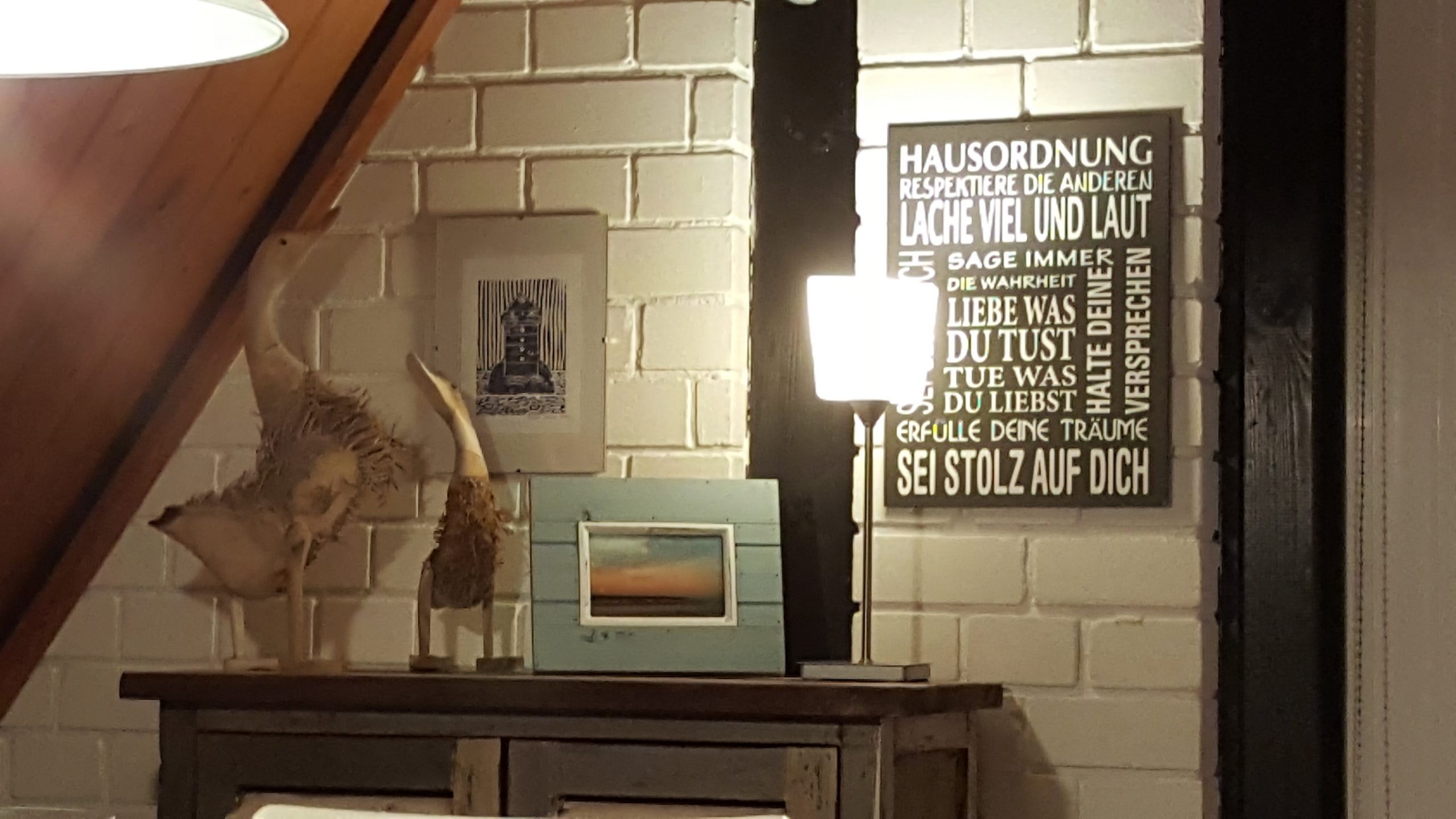 Ferienhaus Abendstimmung